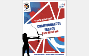 Championnat de France Individuel Para-tir à l'arc TAE 2025