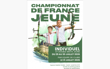 CHAMPIONNAT DE FRANCE JEUNE ET ÉLITE TAE à SAINT AVERTIN DU 29 AU 30 JUILLET 2026